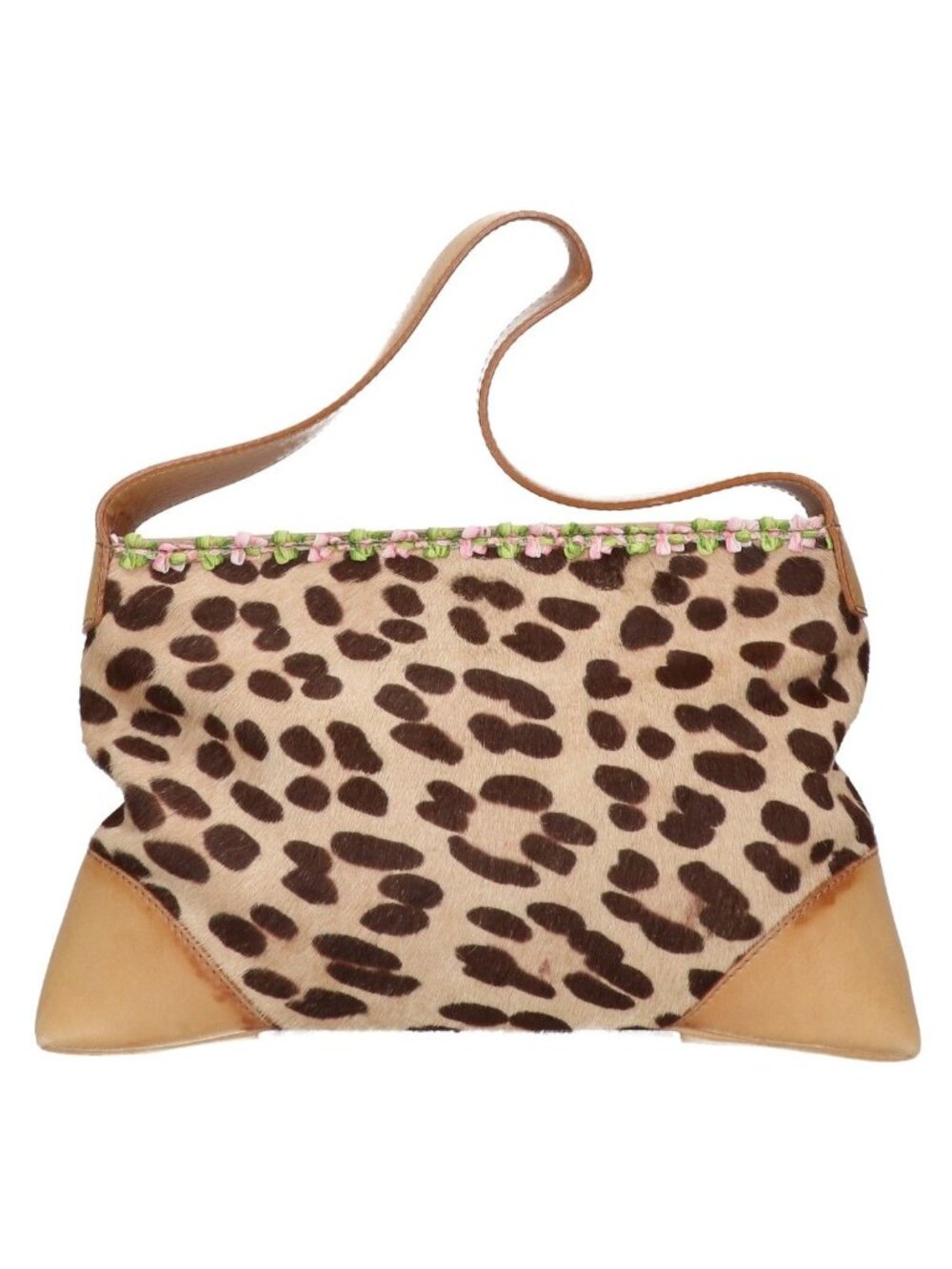 Dolce & Gabbana D&G Calf Hair Leopard Leather Handbag
